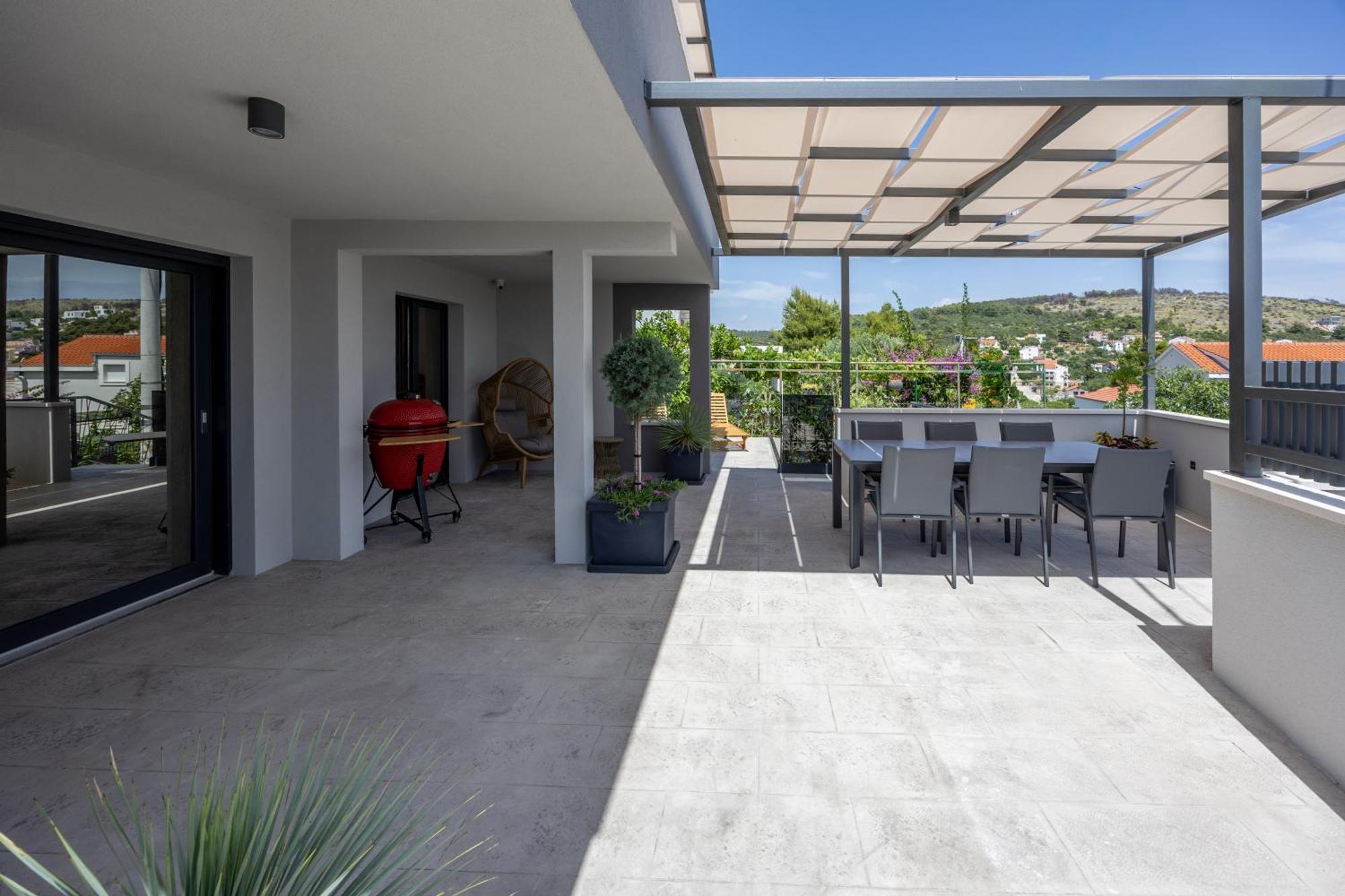 Villa Roma Sauna And Hydrotherapy Pool Trogir Exterior foto