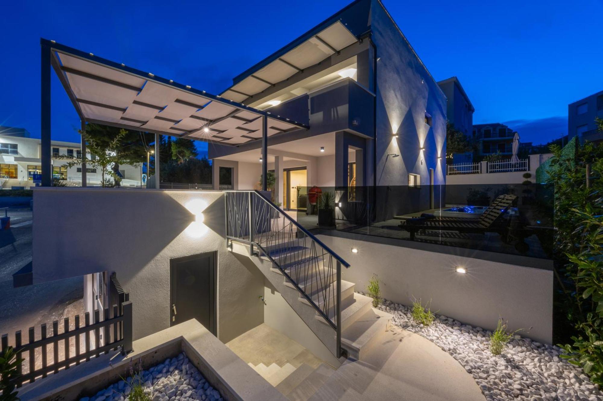Villa Roma Sauna And Hydrotherapy Pool Trogir Exterior foto