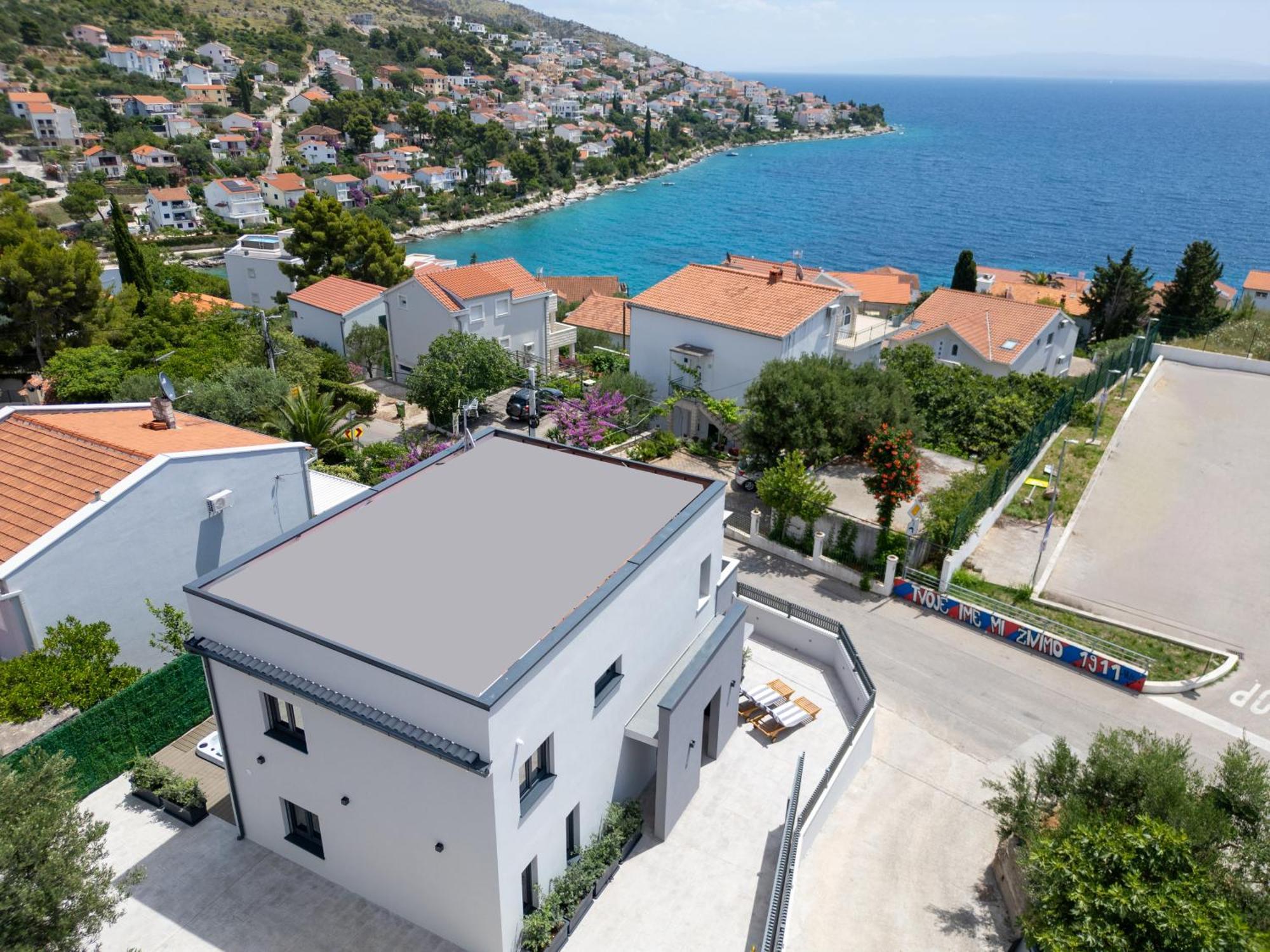 Villa Roma Sauna And Hydrotherapy Pool Trogir Exterior foto